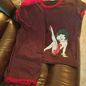 Betty Boop 2pc. Brand new/pajama set